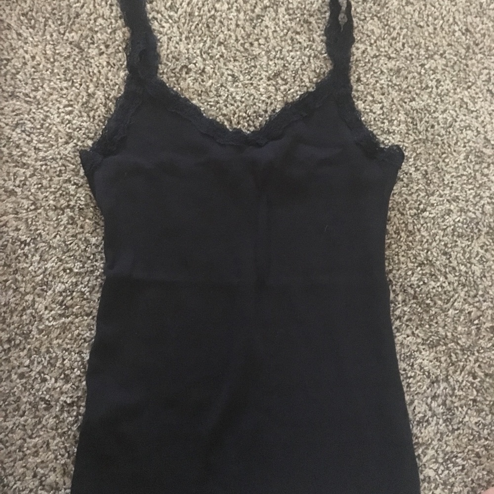 Black tank top